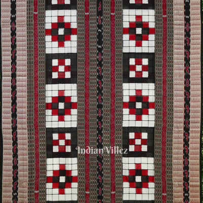 Black White Pasapali Theme Bichitrapuri Silk Saree