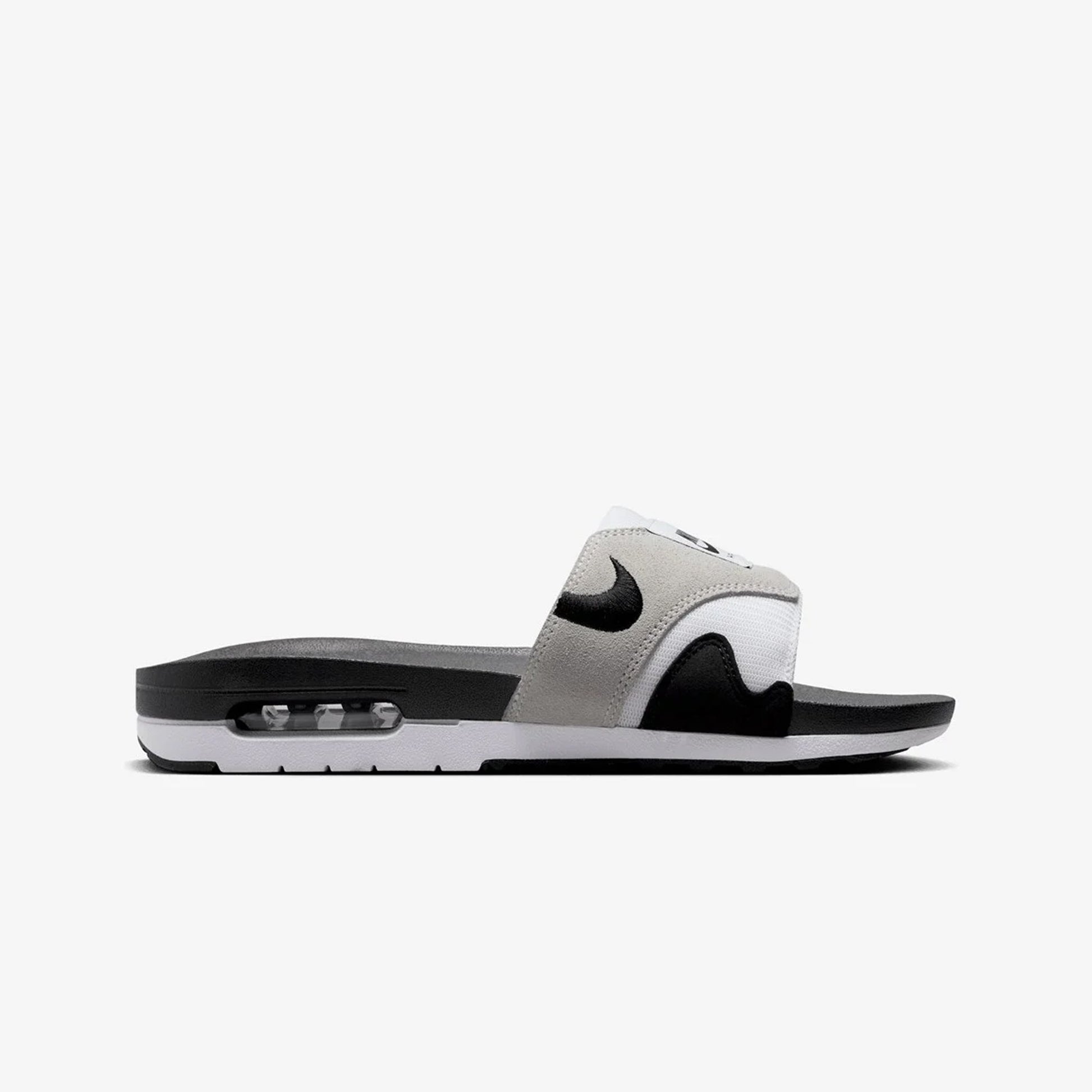 Nike | AIR MAX 1 SLIDE  { WHITE/BLACK