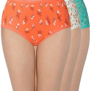 Printed Full Brief Panty (Pack of 3) - C514