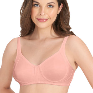 Cool Contour Non-padded Non-wired Support Bra - Impatiens-Pink