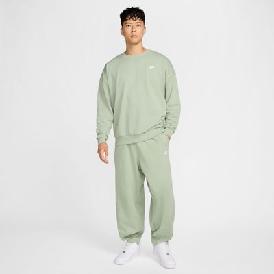 NIKE | CLUB FLEECE OVERSIZED FRENCH TERRY CREW { JADE HORIZON/JADE HORIZON/WHITE