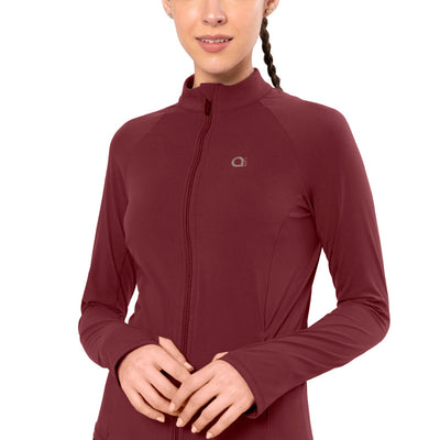 Energize Performance Full Sleeve Active Jacket - Chocolate Truffle