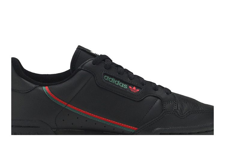 adidas Continental 80 Black Scarlet Green