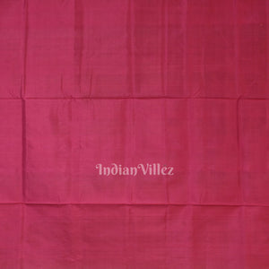 Black Rani Pink Pasapali Theme Sambalpuri Silk Saree