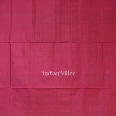Black Rani Pink Pasapali Theme Sambalpuri Silk Saree