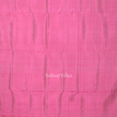 White Pink Odisha Ikat Contemporary Designer Saree