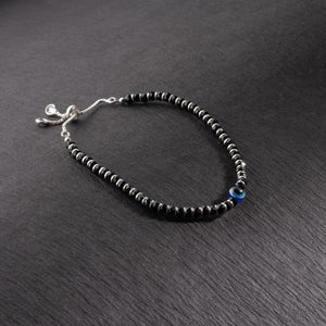 Real Evil Eye silver Anklets for women