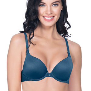 Perfect Lift Padded Wired Demi Bra - Bottle Green