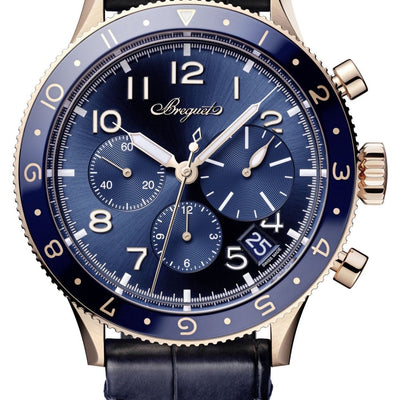 Breguet Type XX Chronograph Men's Blue dial Watch