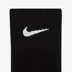 NIKE | PERFORMANCE LIGHTWEIGHT TRAINING NO-SHOW SOCKS (3 PAIRS) { BLACK/WHITE