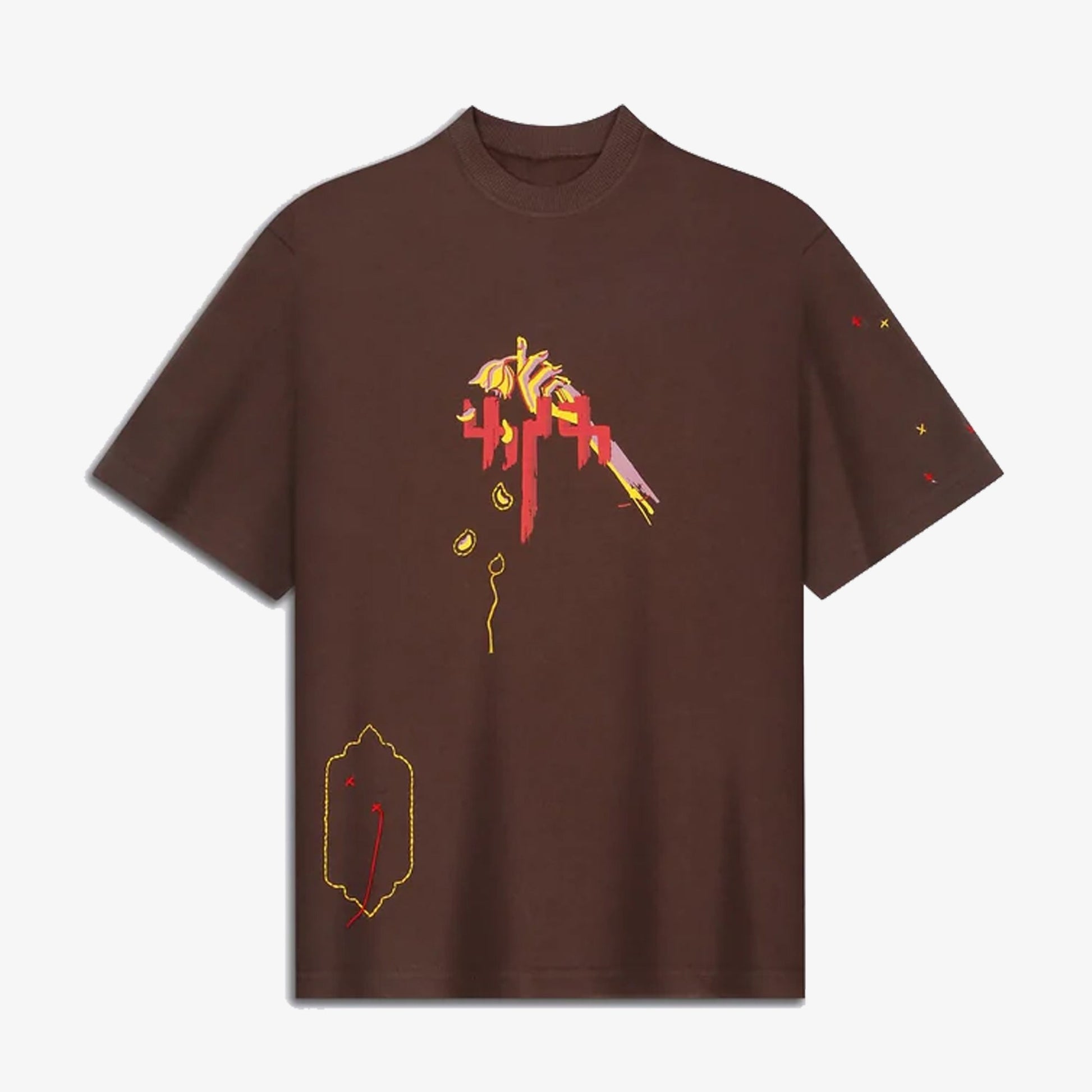 F A R A K | MEHBOOB' TEE { BROWN