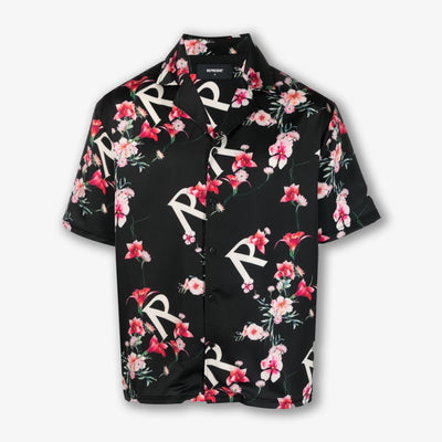 Represent | FLORAL SHIRT  { BLACK