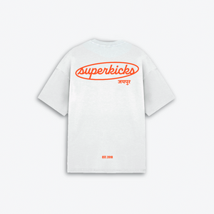 SUPERKICKS | THE JAIPUR TEE { WHITE