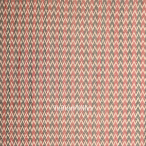 White Red Odisha Ikat Cotton Fabric