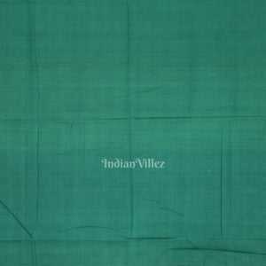 Blue Green Tribal Theme Odisha Sambalpuri Pure Cotton Saree