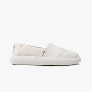 Toms | MALLOW ALPARGATA  { WHITE