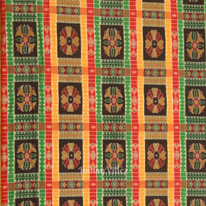 Multi Color Utkalaxmi Odisha Ikat Sambalpuri Dress Set & Dupatta