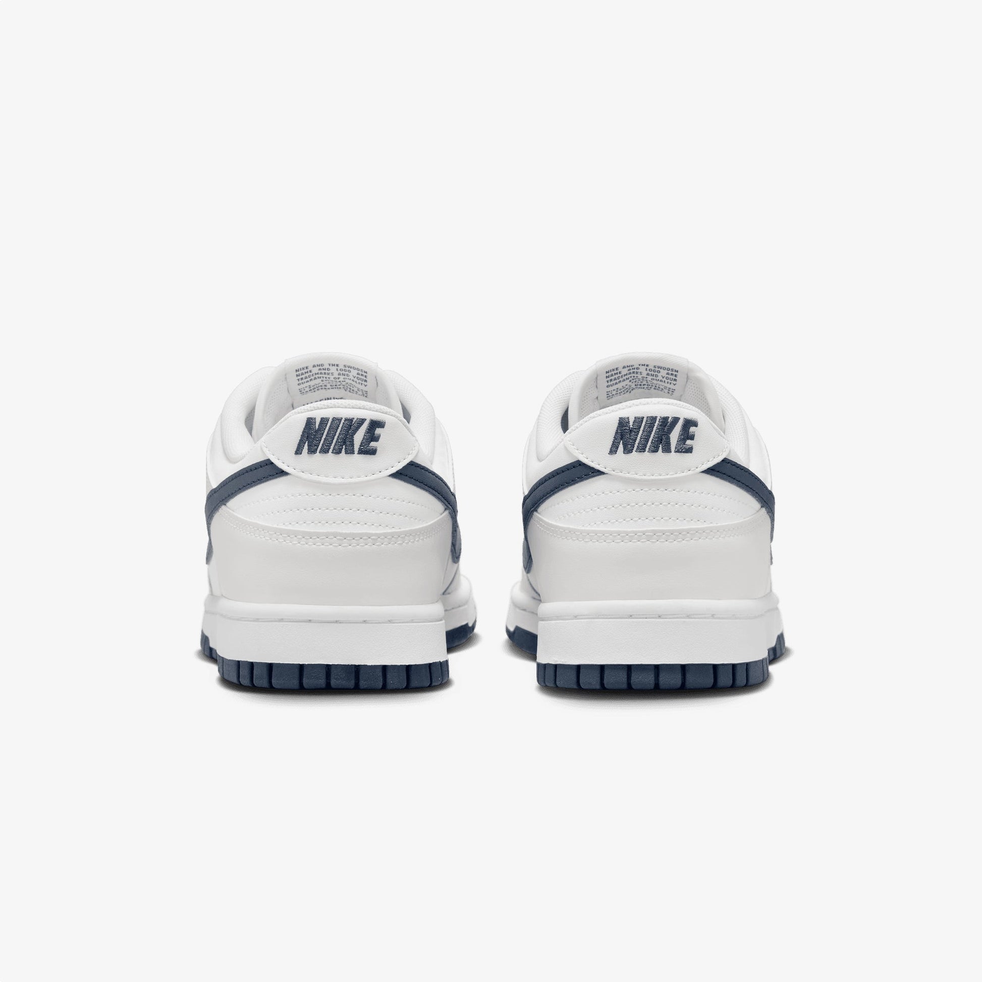 NIKE | DUNK LOW RETRO { SUMMIT WHITE/MIDNIGHT NAVY-PLATINUM TINT
