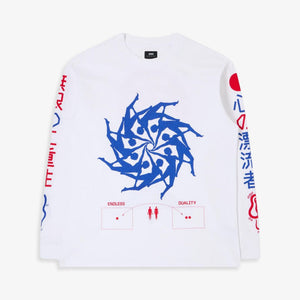 EDWIN | MIND DRIFTER T-SHIRT LS { WHITE