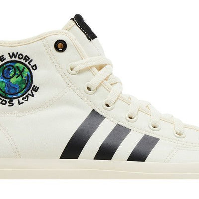 adidas Nizza Hi RF André Saraiva The World Needs Love Cream