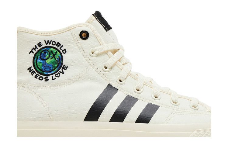 adidas Nizza Hi RF André Saraiva The World Needs Love Cream