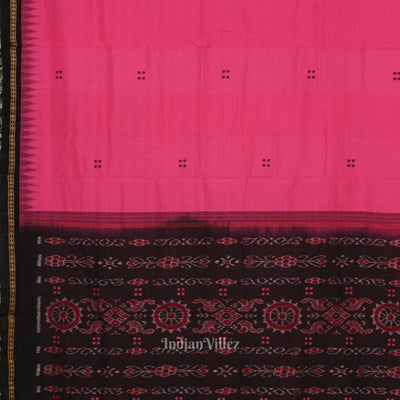 Rani Pink Maniabandha Cotton Saree