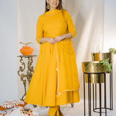 Tangelo Leheriya Suit Set