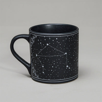 Black - Ceramic Sunsign Theme Coffee Mug Libra (350ml)