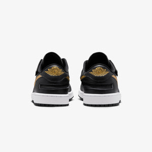 JORDAN | AIR JORDAN 1 LOW EASYON { BLACK/METALLIC GOLD-WHITE