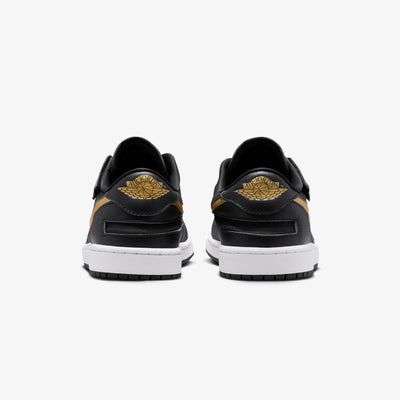 JORDAN | AIR JORDAN 1 LOW EASYON { BLACK/METALLIC GOLD-WHITE
