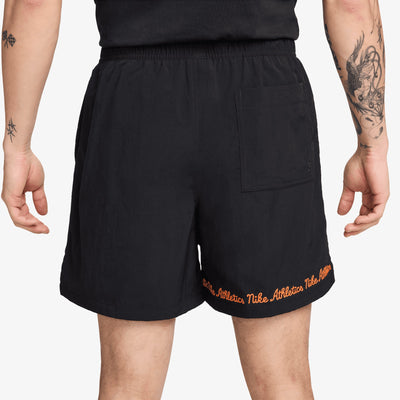 Nike | CLUB FLEECE FLOW SHORTS { BLACK/WHITE