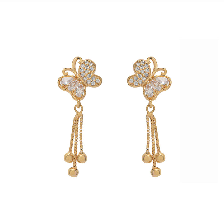 Fluttering Diamonds Butterfly Earrings