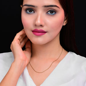 Sleek Glossy Gold Chain For Women And Girls