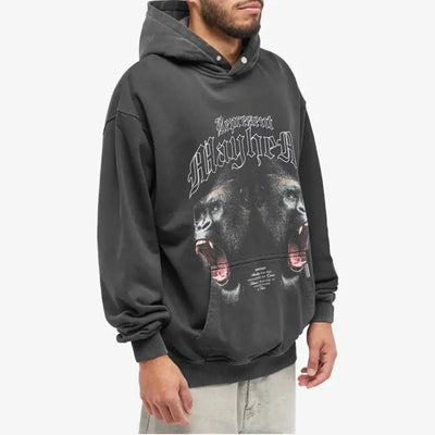 Represent | MAYHEM HOODIE  { VINTAGE BLACK
