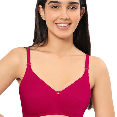 All Day Comfort Non-Padded & Non-Wired Bra - Cherries Jubilee