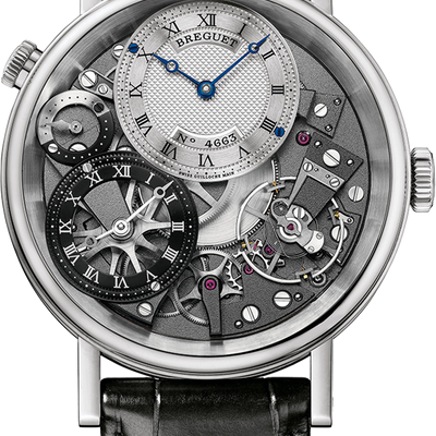 Breguet Tradition 7067 Silver & Grey Dial 40 MM Watch for Men