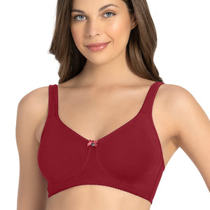 Magic Shaper Non Padded Non Wired Support Bra - Henna