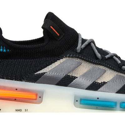 adidas NMD S1 Core Black Blue Orange
