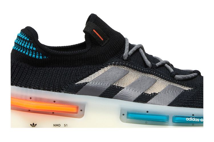 adidas NMD S1 Core Black Blue Orange