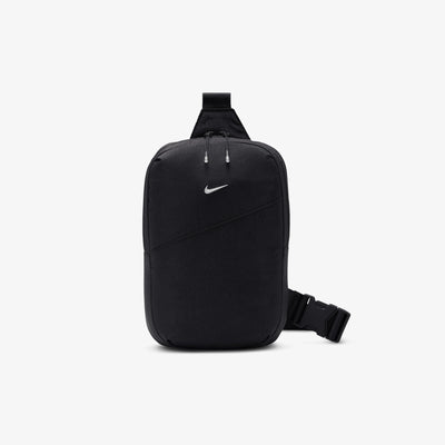 NIKE | AURA CROSSBODY BAG (5L) { BLACK/BLACK/MATTE SILVER