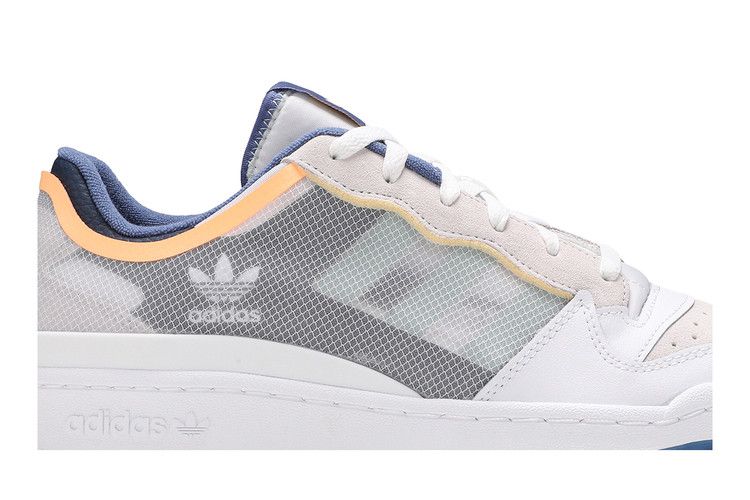 adidas Forum Low TT Cloud White Acid Orange Crew Blue