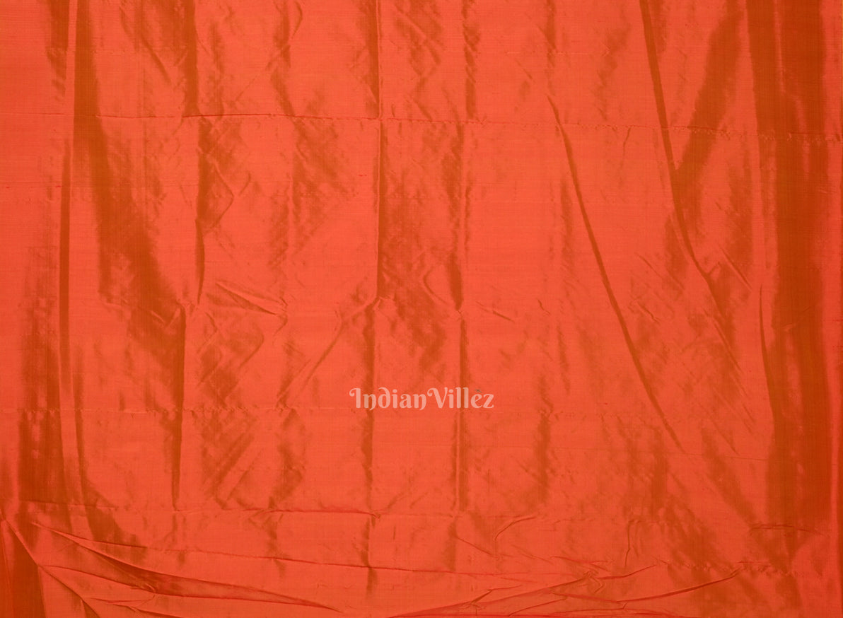 Yellow Red Nabakothi Odisha Ikat Contemporary Designer Saree