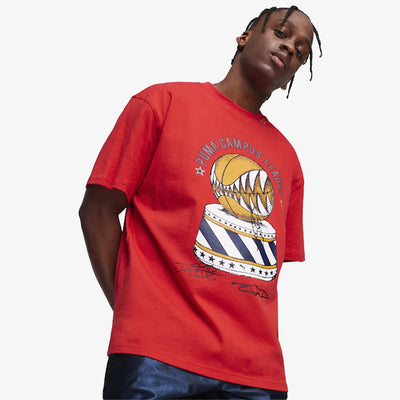 Puma | SHOWTIME BASKETBALL T-SHIRT  { RED