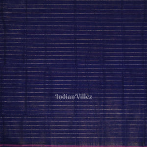 Grey Blue Phoda Kumbha Sambalpuri Cotton Tissue Saree