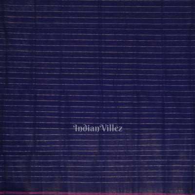 Grey Blue Phoda Kumbha Sambalpuri Cotton Tissue Saree