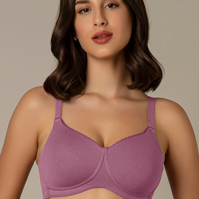 Essential Padded Wirefree Bra - Mellow Mauve