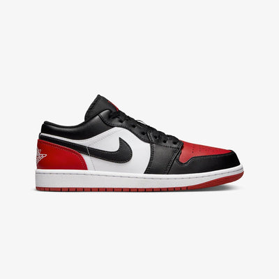 Jordan | AIR JORDAN 1 LOW  { WHITE/BLACK-VARSITY RED-WHITE