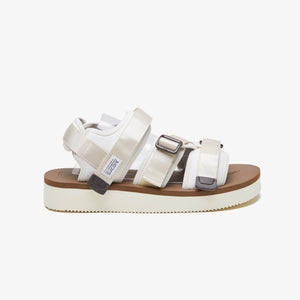 Suicoke | KISSE-PO  { IVORY WHITE/BROWN