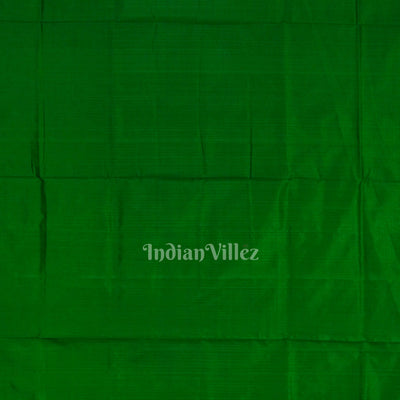 Golden Maroon With Wild Animals Pure Sambalpuri Silk Saree