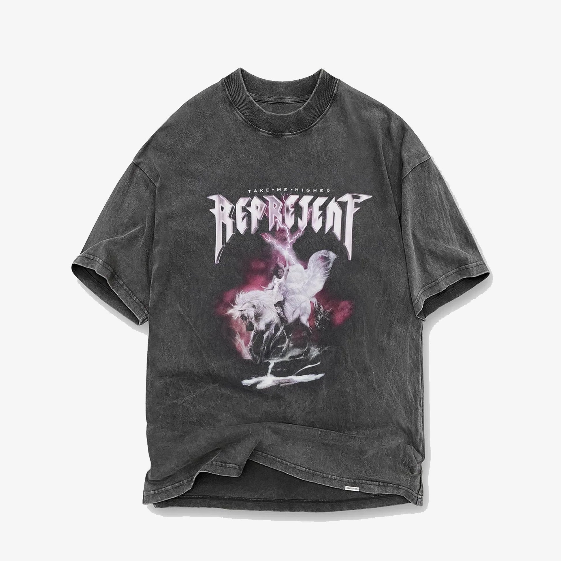 Represent | TAKE ME HIGHER T-SHIRT  { VINTAGE GREY